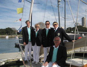 The crew of Kareela, 2007 Parade of Sail