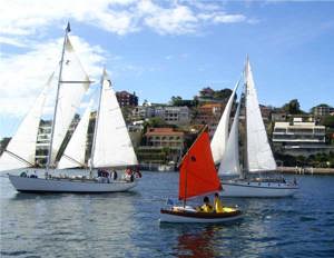 Yachts in the Associates Annual Parade of Sail