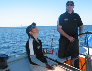 Champagne sailing on Maserati