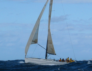 Ragamuffin taken from on board Infinity III