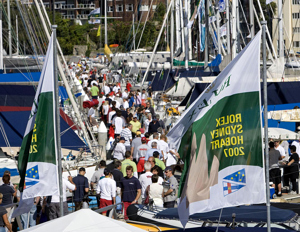 CYCA docks before the start of the Rolex Sydney Hobart