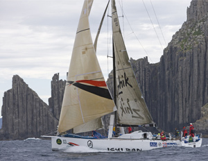 Ichi Ban reaching past Cape Raoul