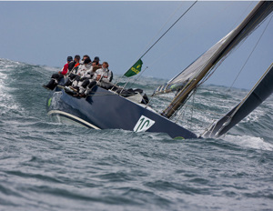 Graeme Wood's Wot Yot, skippered by Bill Sykes sailing in the 64th Rolex Sydney Hobart Yacht Race