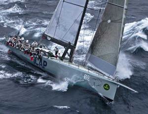 Mike Slade's ICAP Leopard in open water