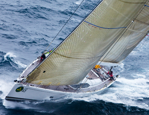 Soon after turning at the sea mark and heading South