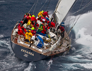 Titania settling down on the first day