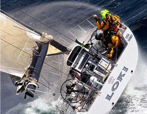 Stephen Ainsworth's RP63 Loki encounters some wild waves in Bass Strait