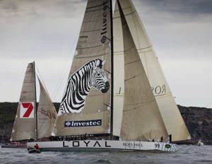 Wild Oats XI and Investec LOYAL exit Sydney Heads