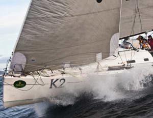 Rod Skellett's Krakatoa II near Tasman Island