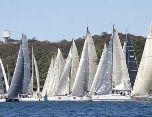 Start line action of the 26th Audi Sydney Gold Coast Yacht Race