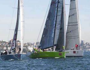 Equinox II, FutureShock and Lahana line up for the start