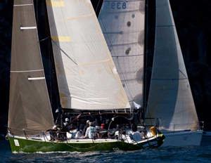 Anthony Paterson's Tow Truck with Barry Kelly's Typhoon in background during Audi Sydney Gold Coast Yacht Race