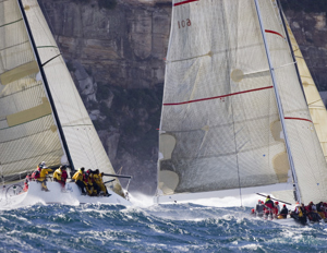 Yendys and Ginger at the start of the Sydney Gold Coast Race