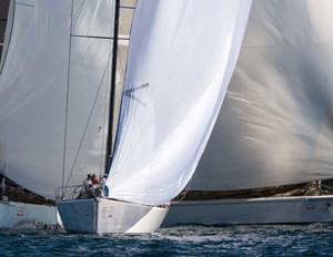 Stephen Ainsworth's Loki ahead of David Pescud's Sailors with disAbilities & Peter Millard and John Honan's Lahana during the start of Audi SYdney Gold Coast Yacht Race