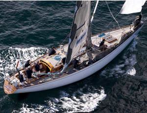 Mike Freebairn's S & S 48 Spirit of Koomooloo in action during the Audi Sydney Gold Coast Yacht Race 2010