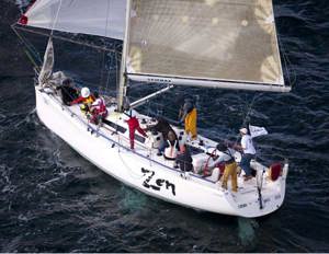 Gordon Ketelbey's Zen, one of five Sydney 38OD entered into the Audi Sydeny Gold Coast Yacht Race