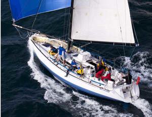 Andrew and Pauline Dally's C & C 115 Bear Necessity heading north towards the Gold Coast in the 25th Audi Sydney Gold Coast Yacht Race