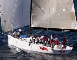 Geoff Ross' RP55 Yendys with Will Oxley onboard as navigator