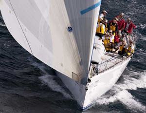 Stephen Ainsworth's RP63 the current IRC Overall leader in the Audi Sydney Gold Coast Yacht Race
