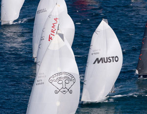 Loki, Calm, Terra Firma and Secret Mens Business 3.5 under spinnaker