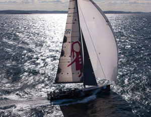 Living Doll powering her way north, Audi Sydney Gold Coast Yacht Race 2012