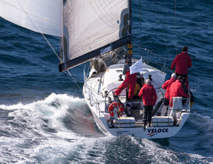 Phil Simpfendorfer's Elliott 44cr Veloce, representing Sandringham Yacht Club, VIC