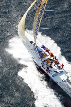 Grundig near Tasman Island on the way to finishing second.