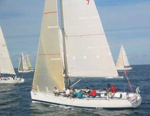 Tara at the start of the Ingles Sydney Gold Coast Race