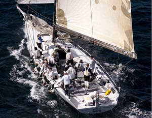 Calm in action during the Audi Sydney Gold Coast Yacht Race