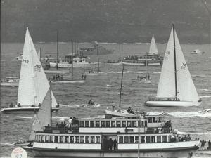 Ragamuffin leads Callipyge - 1971 SHYR start