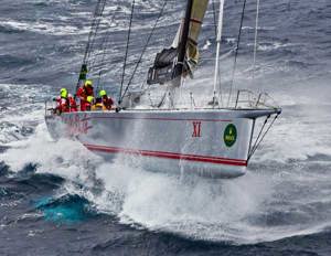 Wild Oats XI taking each wave and puff of breeze as it comes