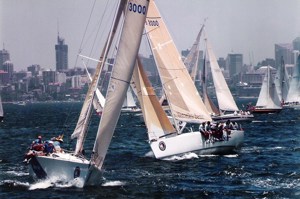 Summer Boy (JPN3000) leading Brighton Star - 1997 SHYR start - CYCA Archives
