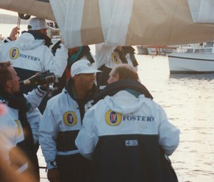 Tasmania (T1) - 1994 SHYR Line Honours winner celebrations - CYCA Archive
