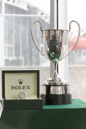 Rolex Yacht Master Time Piece presented to the line honours winner and overall winner and Illingworth Trophy presented to the line honours winner