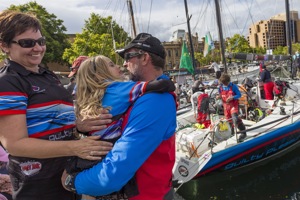Dockside ambiance in Hobart