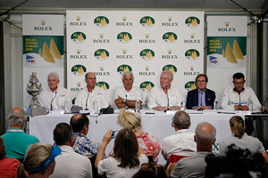 during the Overall Contenders press conference at the CYCA , Australia, Wednesday, December. 23rd, 2015. (Photo: Steve Christo)
