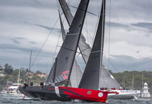 58, COMANCHE (USA), Sail No: 12358, Design: Verdier Yacht Design & Vplp, Owner: Jim Clark Kristy Hinze , Skipper: Ken Read - 17, MAXI RAGAMUFFIN (QLD), Sail No: 7007, Design: Frers 79, Owner: Nant Whiskey, Skipper: Keith Batt