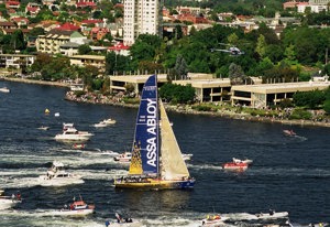 Assa Abloy (SWE8645) - 2000 SHYR V60 Line Honours winner - Photo Ian Mainsbridge - CYCA Archives