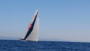 Wild Oats on the morning of Day 2