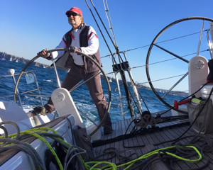 Wax Lyrical owner/skipper Les Goodridge