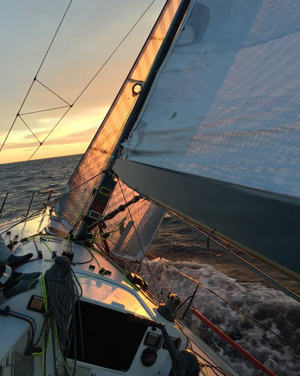 Dare Devil at sunrise on Day 2