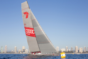 Wild Oats XI crosses the line