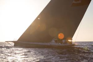 Wild Oats XI shortly before finishing