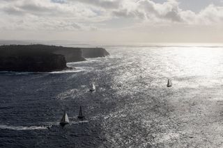 Ponant Sydney-Noumea yacht race 2018 Start in Sydney harbour3/6/2018ph. Andrea FrancoliniFleet leaving SydneyEditorial usage only. Mandatory credit