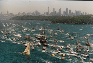 1997 SHYR start - ABN AMRO & spectator fleet - MAINSBRIDGE - CYCA Archives