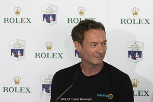 Line Honors Contenders Press Conference - Christian Beck of Infotrack