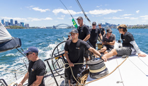 On board INFOTRACK whilst training, Owner: Christian Beck, State/Nation: NSW, Design: Juan K 100 Custom