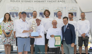 Presentation to the crew of Alive