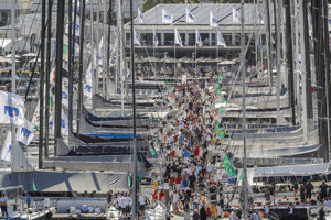 Dockside ambiance at the CYCA