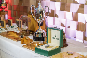 Prizegiving ceremony -  Trophy and Rolex timepiece